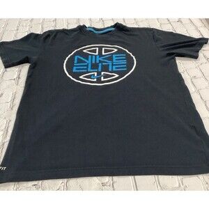 Nike T-Shirt Men’s Size Medium Color Black Blue Dri-Fit Graphic